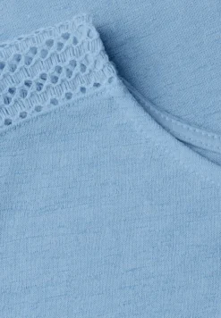 Street One Shirts*Shirt mit Spitzendetail serenity blue