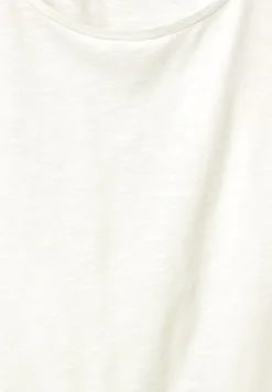 Street One Shirts*Shirt mit Spitzeneinsatz off white