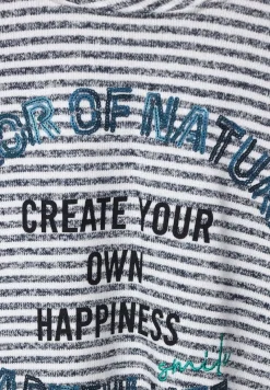 Cecil Shirts*Shirt mit Streifenmuster mid blue melange