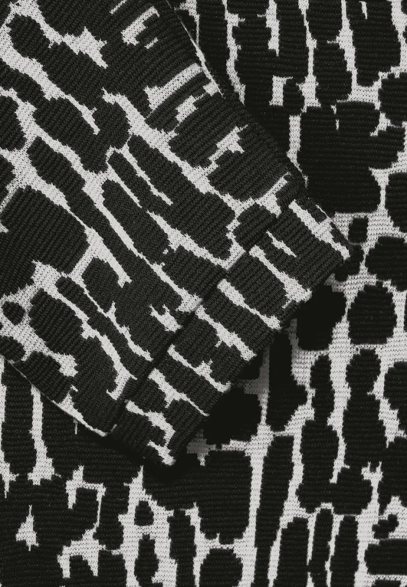 Street One Pullover & Sweatshirts*Shirt mit Struktur Dessin Black