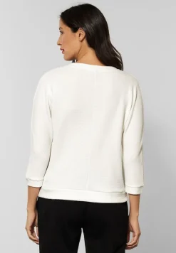 Street One Shirts*Shirt mit Struktur off white