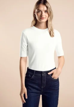 Street One Shirts*Shirt mit Turtle Neck off white