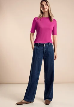 Street One Shirts*Shirt mit Turtle Neck royal fuchsia