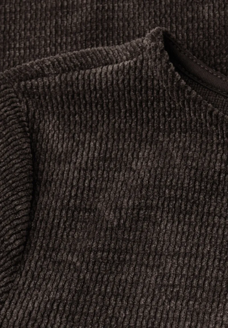 Street One Shirts*Shirt mit U-Boot-Ausschnitt deep roast brown