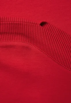 Street One Shirts*Shirt mit U-Boot-Ausschnitt Racing Red