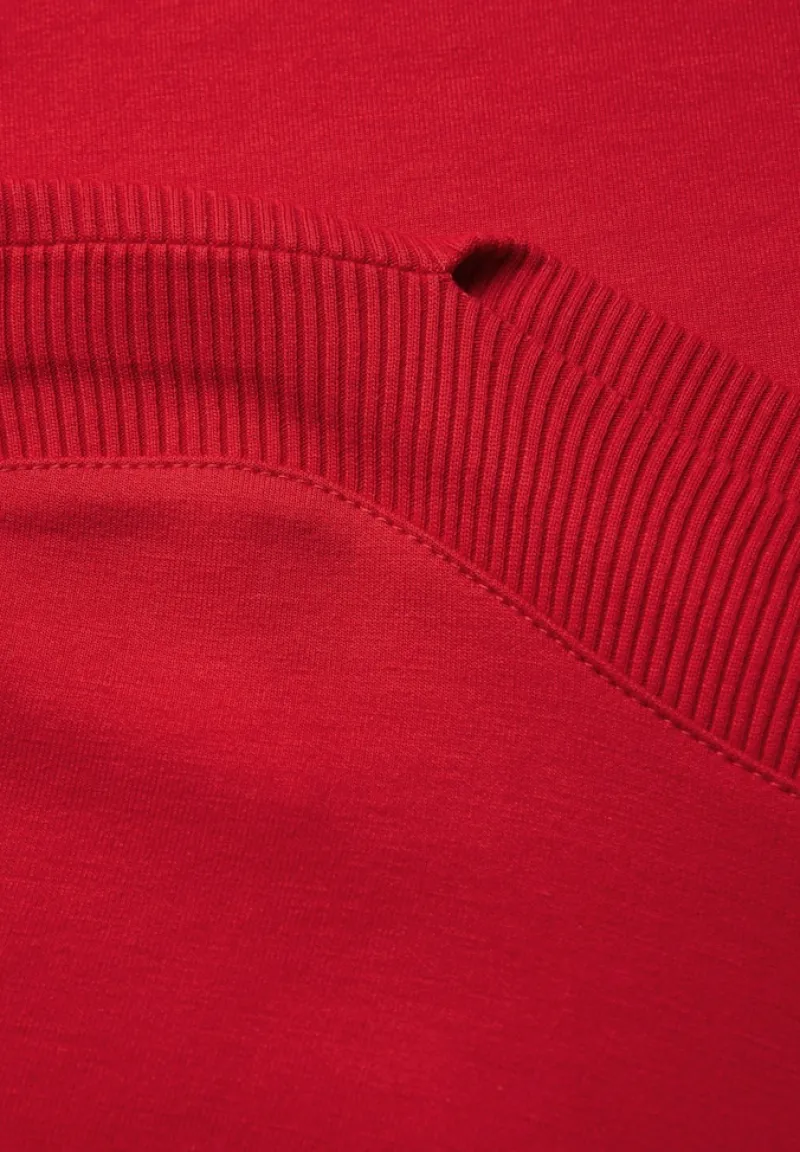 Street One Shirts*Shirt mit U-Boot-Ausschnitt Racing Red