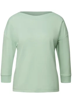Street One Shirts*Shirt mit U-Boot-Ausschnitt serene green