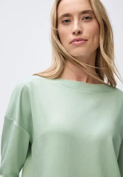 Street One Shirts*Shirt mit U-Boot-Ausschnitt serene green