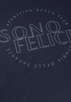 Cecil Shirts*Shirt mit Wording Artwork urban navy blue