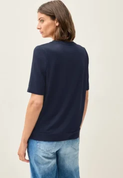 Cecil Shirts*Shirt mit Wording Artwork urban navy blue