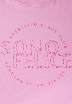 Cecil Shirts*Shirt mit Wording Artwork cherry blossom pink