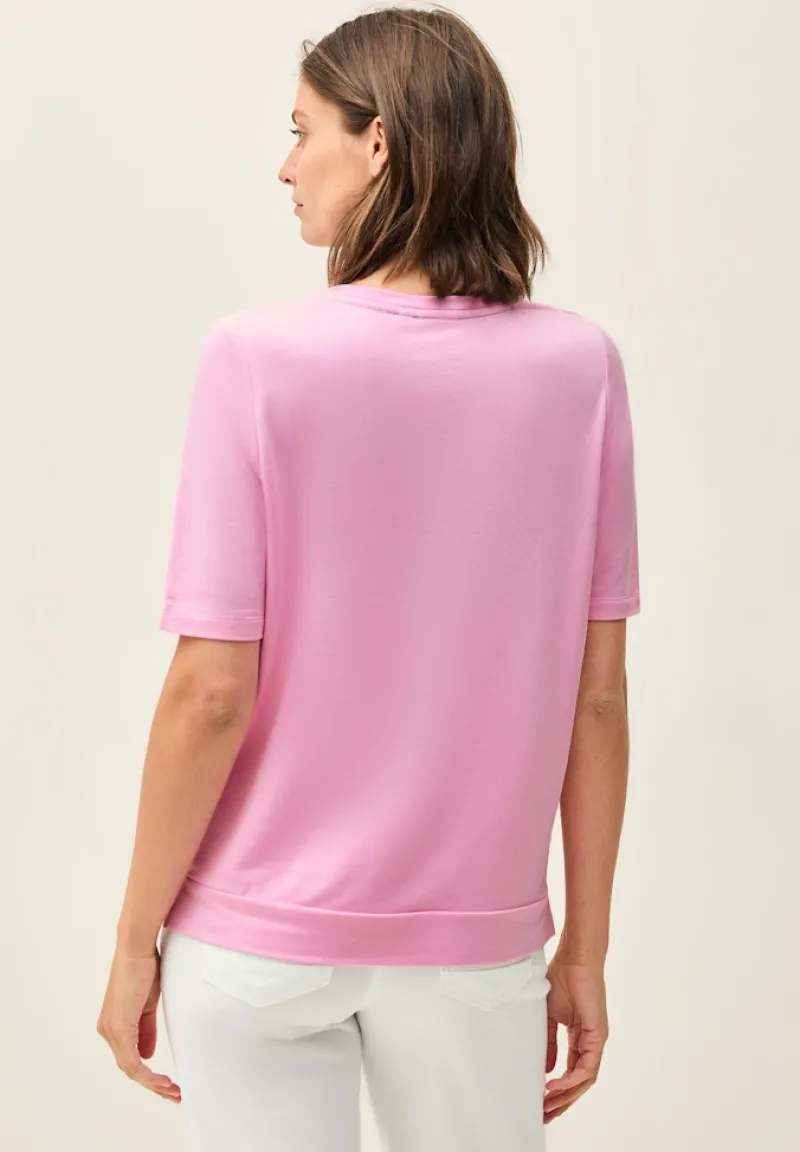 Cecil Shirts*Shirt mit Wording Artwork cherry blossom pink