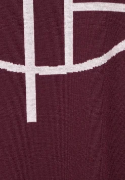 Street One Pullover & Sweatshirts*Shirt mit Wording high ruby
