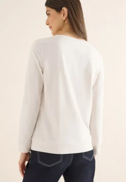 Cecil Shirts*Shirt mit Wording light greige