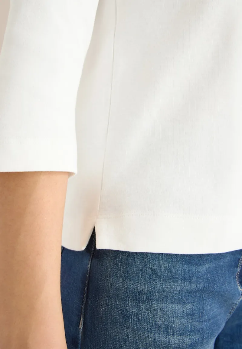 Cecil Shirts*Shirt mit Wording vanilla white