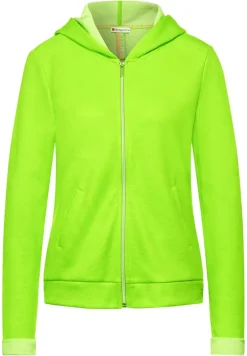 Street One Pullover & Sweatshirts*Shirtjacke mit Kapuze shiny apple green
