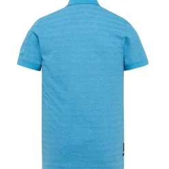 PME Legend Shirts|Big Boys*Short sleeve polo light pique cold dye blue