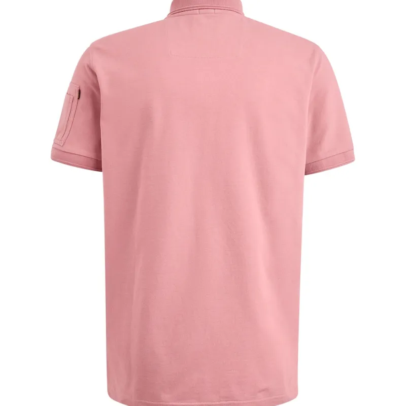 PME Legend Shirts|Big Boys*Short sleeve polo Trackway dusty rose