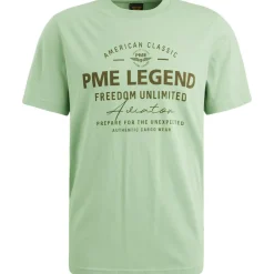 PME Legend Shirts|Big Boys*Short sleeve r-neck single jersey Quiet Green
