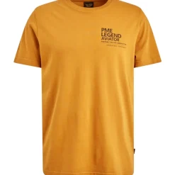 PME Legend Shirts|Big Boys*Short sleeve r-neck single jersey buckthorne brown