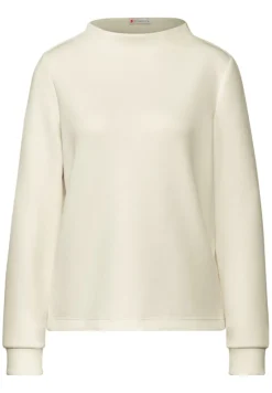 Street One Shirts*Silk-Look Shirt lucid white