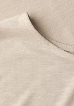 Street One Shirts*Silk-Look Shirt mit Wording coastal beige