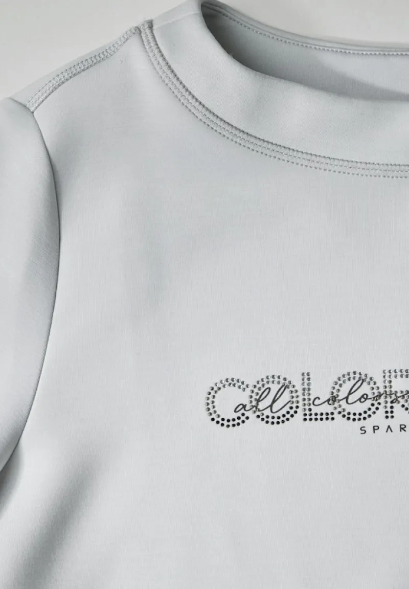 Cecil Pullover & Sweatshirts*Silk-Look Sweater mit Print platinum grey