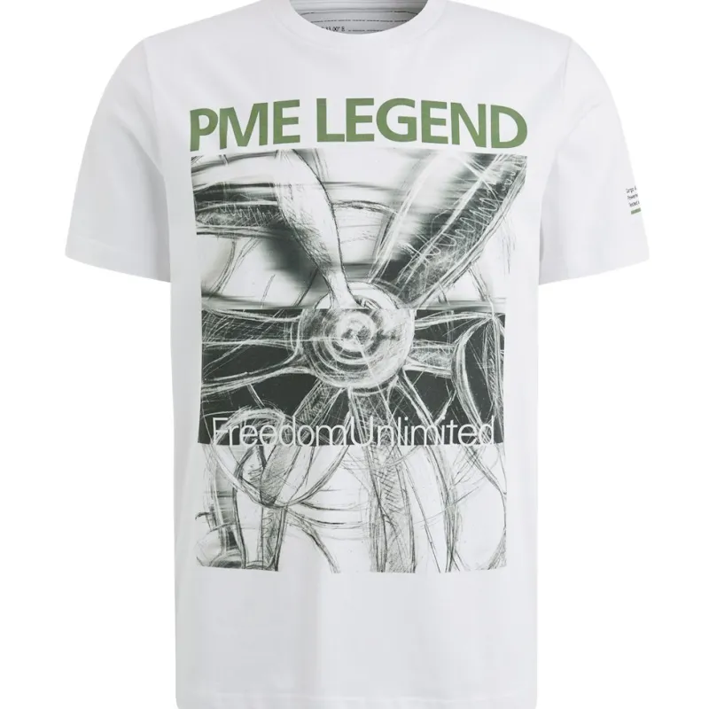 PME Legend Shirts|Big Boys*single jersey Bright White