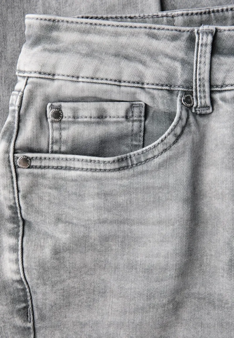 STREET ONE STUDIO Jeans*Skinny Fit Jeans light grey random