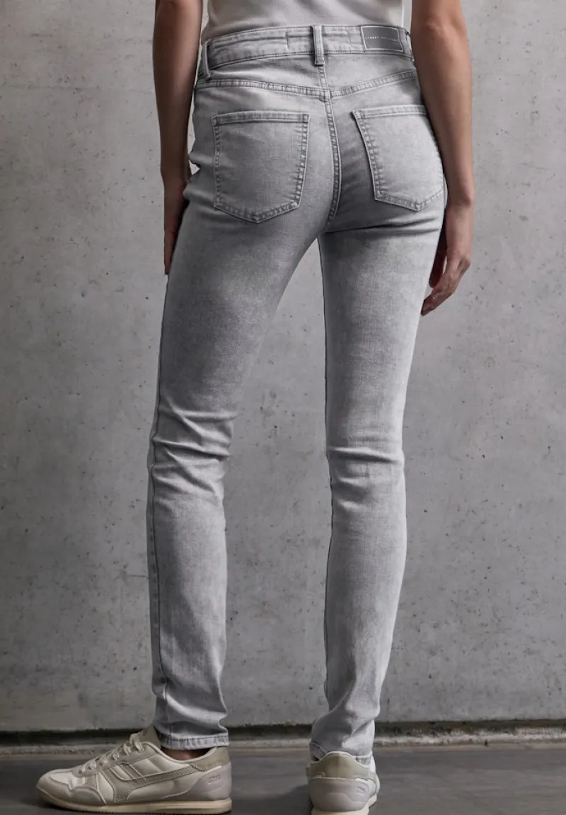 STREET ONE STUDIO Jeans*Skinny Fit Jeans light grey random