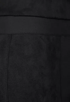 Street One Hosen*Skinny Fit Materialmix Hose Black