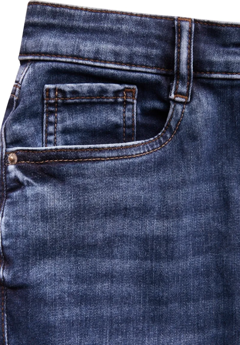 STREET ONE STUDIO Jeans*Skinny Jeans dark blue washed