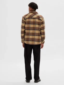 Selected Hemden*SLHARCHIVE OVERSHIRT NOOS Ermine