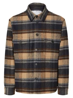 Selected Jacken*SLHARCHIVE OVERSHIRT NOOS Sky Captain