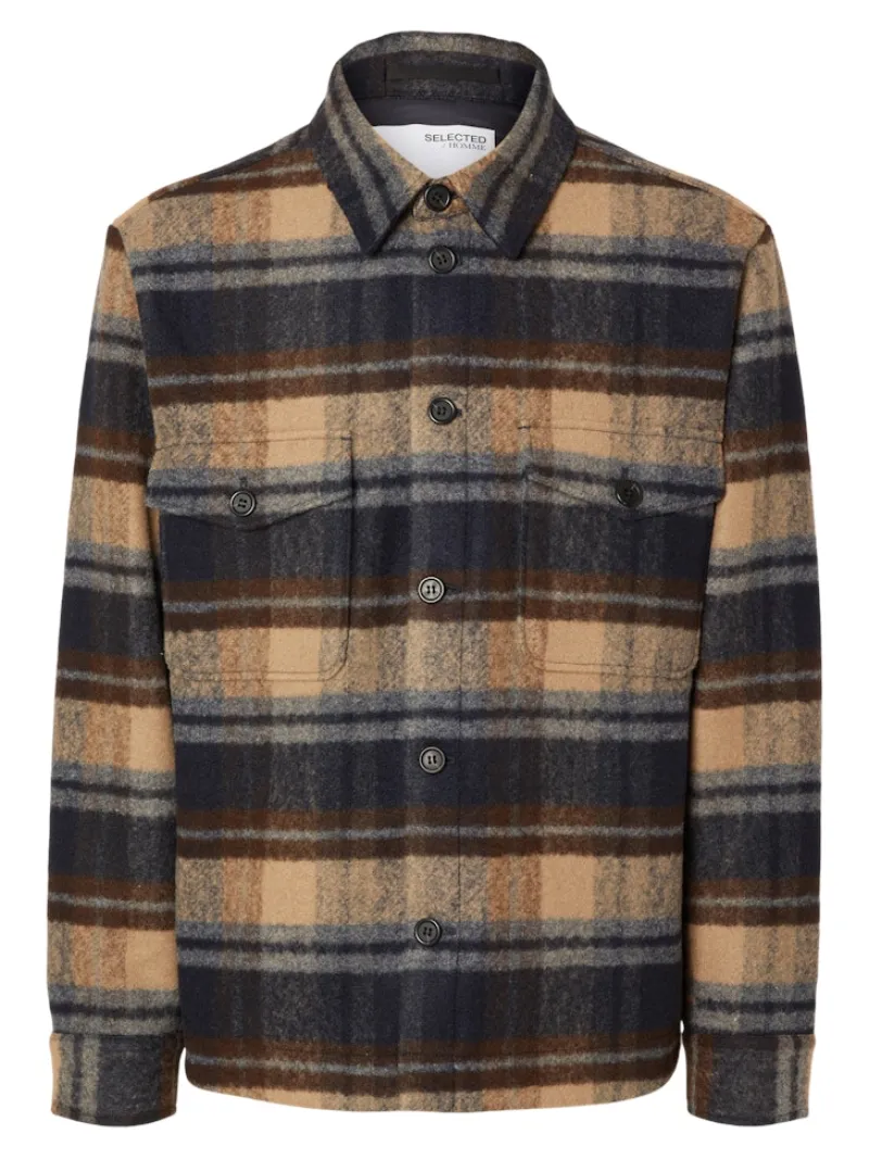 Selected Jacken*SLHARCHIVE OVERSHIRT NOOS Sky Captain