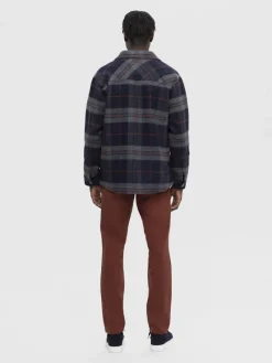 Selected Hemden*SLHARCHIVE OVERSHIRT NOOS Navy Blazer