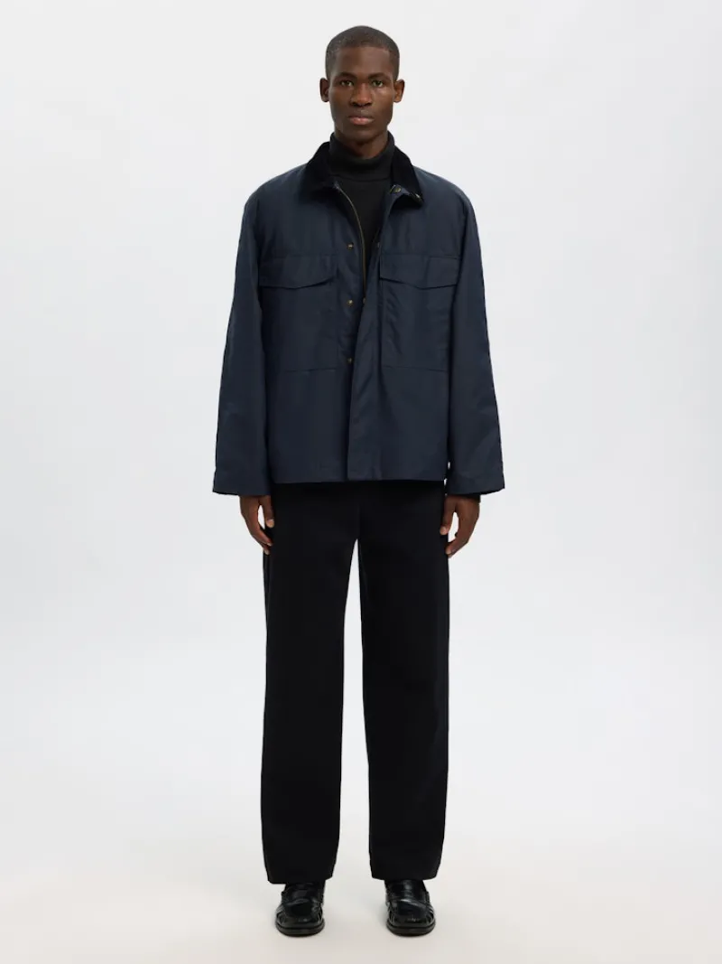 Selected Pullover & Sweatshirts*SLHDANE LS KNIT STRUCTURE ROLL NECK NOOS Black