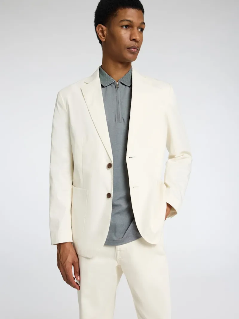 Selected Shirts*SLHFAVE SPORT ZIP SS POLO NOOS Medium Grey Melange