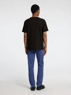 Selected Shirts*SLHJOSEPH PIQUE SS O-NECK TEE Black