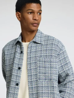 Selected Shirts*SLHJOSEPH PIQUE SS O-NECK TEE egret