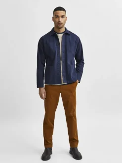 Selected Jacken*SLHLOOSETONY OVERSHIRT LS W NOOS Navy Blazer