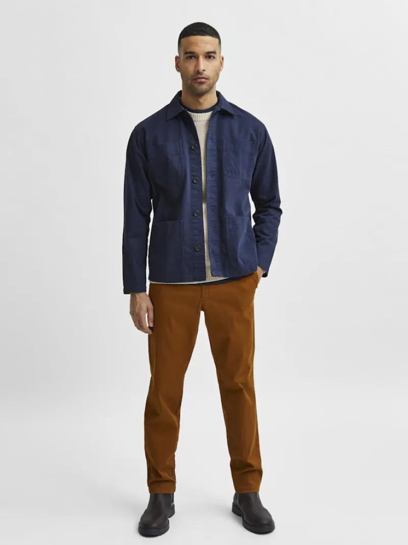 Selected Jacken*SLHLOOSETONY OVERSHIRT LS W NOOS Navy Blazer