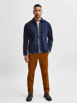 Selected Jacken*SLHLOOSETONY OVERSHIRT LS W NOOS Navy Blazer