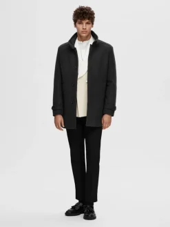 Selected Jacken*SLHNEW REUBEN COAT NOOS Black