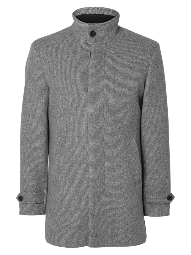 Selected Jacken*SLHNEW REUBEN COAT NOOS Light Grey Melange