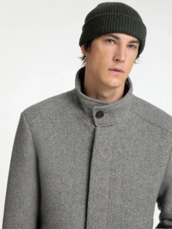 Selected Jacken*SLHNEW REUBEN COAT NOOS Light Grey Melange