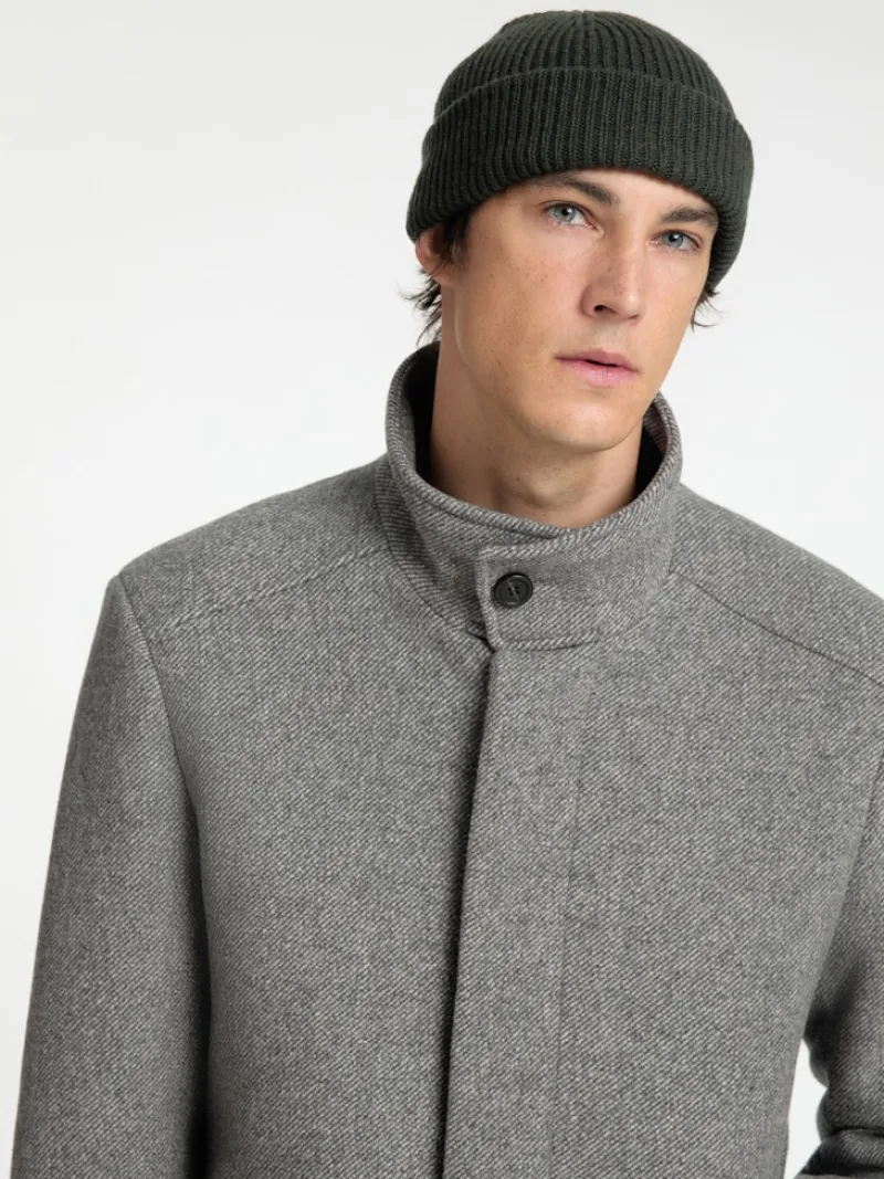 Selected Jacken*SLHNEW REUBEN COAT NOOS Light Grey Melange