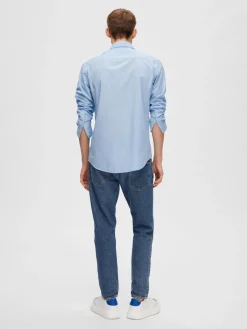 Selected Hemden*SLHREGDORE SHIRT LS W Cashmere Blue