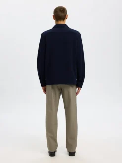 Selected Hemden*SLHREGFRED STRUCTURED OVERSHIRT Sky Captain