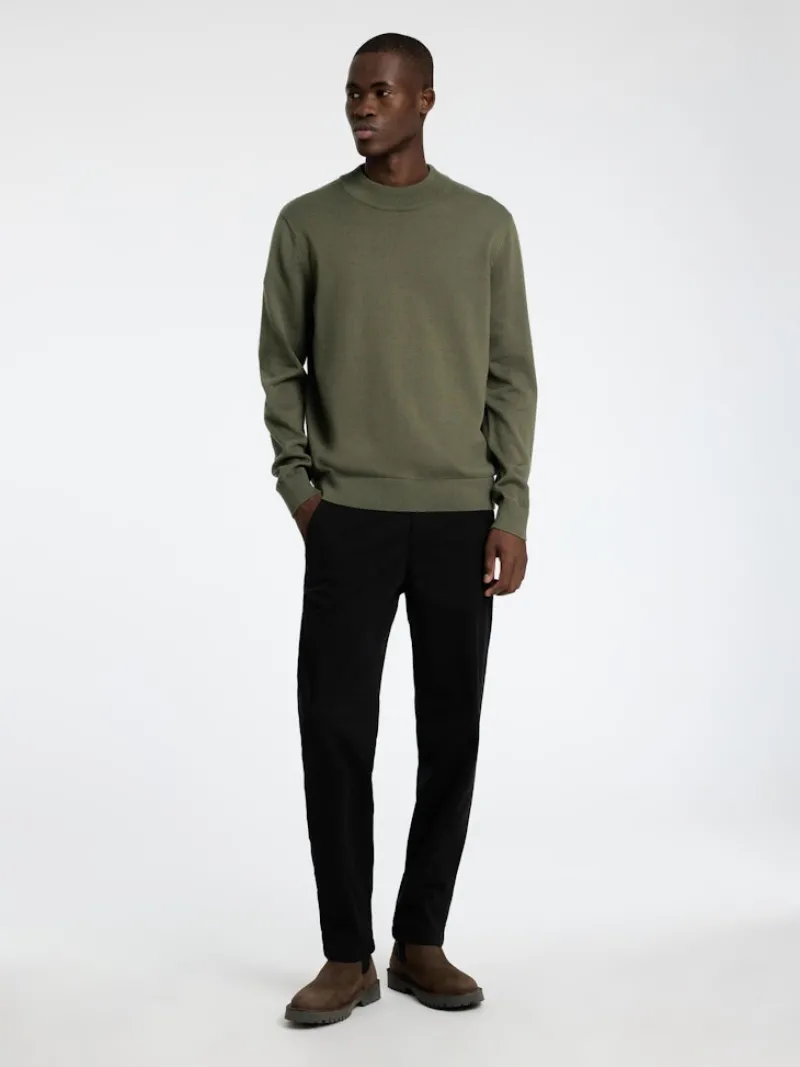 Selected Pullover & Sweatshirts*SLHROBERT LS KNIT MOCK NECK Kalamata